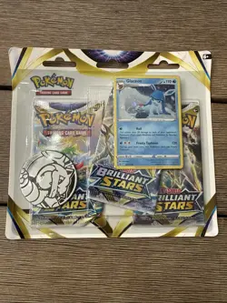 Pokemon TCG Sword & Shield: Brilliant Stars Blister Box - 3 Packs 820650850011 - Image 1
