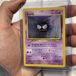 Pokemon Gastly 50/102 BS Base Set Unlimited NM/MT Never Played Vintage Nintendo - Image 2