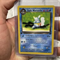 1st Edition Dark Wartortle 46/82 - Team Rocket - Uncommon Pokemon NM Near Mint - Image 1