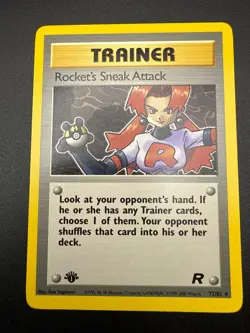 Pokemon TCG 1st Edition Team Rocket, Rocket's Sneak Attack 72/82 Near Mint/NM - Image 3