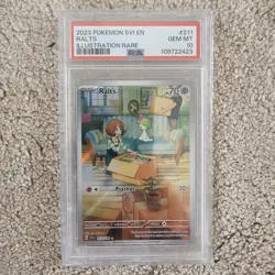 2023 POKEMON RALTS #211 SCARLET & VIOLET ILLUSTRATION RARE PSA 10 GEM MINT - Image 1