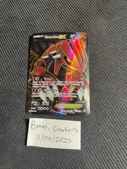 Pokemon Groudon EX Full Art 106/108 Dark Explorers Ultra Rare Holo CLEAN COPY - Image 1