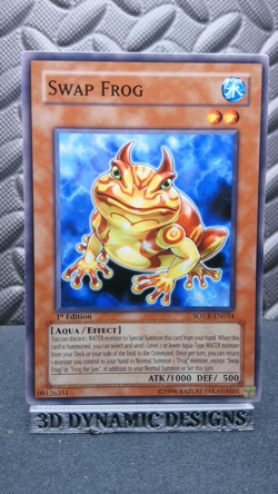 | Yugioh Swap Frog SOVR-EN034 1st Edition Common Stardust Overdrive NM 🔥 | - Image 1