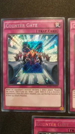 Yugioh | Counter Gate × 3 | Secret Rare | 1st Ed | MVP1 ENS10 - Image 2