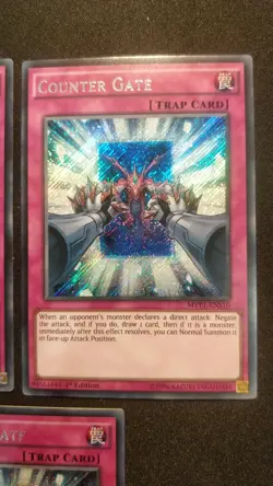 Yugioh | Counter Gate × 3 | Secret Rare | 1st Ed | MVP1 ENS10 - Image 4