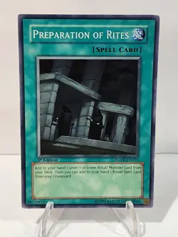 Yugioh Preparation Of Rites SOVR-EN057 Super Rare 1st Edition NM - Image 1
