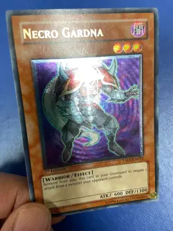 Yugioh Necro Gardna Ultimate Rare Tactical Evolution TAEV-EN012 1st Edition EX - Image 1