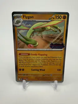Flygon 016 Phantasmal Flames Stamp Promo Pre Release Near Mint Card - Image 1