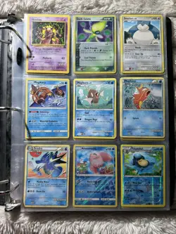 Vintage Pokemon Card Binder - 180 Cards (20 Pages Full!) - Mixed Sets -Lp/Played - Image 1