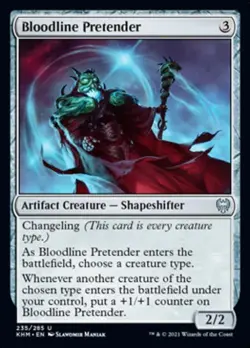 Bloodline Pretender -Foil Light Play MTG Kaldheim - Image 1