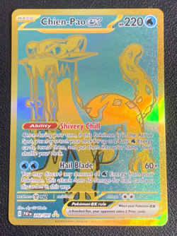 Chien-Pao ex 242/091 Paldean Fates Hyper Rare Pokemon TCG Card NM - Image 1