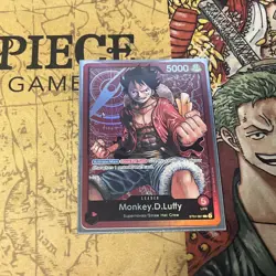 One Piece Card Game Monkey.D.Luffy - ST01-001 - Leader - Pre-Errata - Near Mint - Image 1