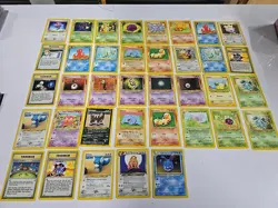 Lot Of 37 Neo Destiny Pokemon Cards Light Azumarill Lucky Stadium - Image 1