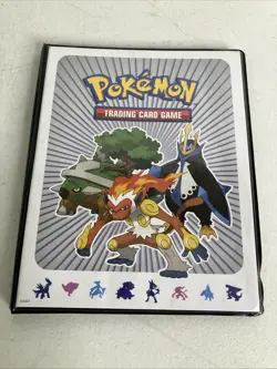 Pokemon Card Binder/Portfolio Ultra-Pro 4-Pocket 82102 2007 Hold 56 Cards - Image 1