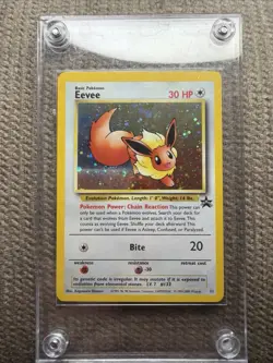 Eevee Black Star Promo 11 RARE Holo Pokemon Card Near Mint Condition - Image 1