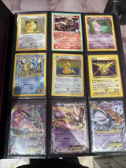 Pokemon Card Lot-360 Cards All HOLO view Pictures Binder Included - Image 1