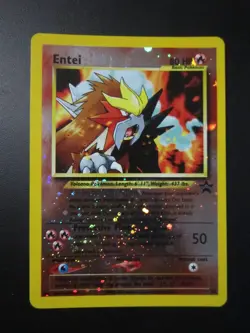 ENTEI REVERSE HOLO POKEMON CARD 34 PROMO LIGHTLY PLAYED EX+ COND - Image 1