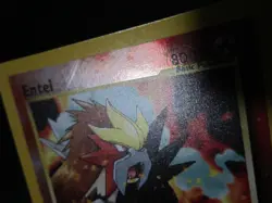 ENTEI REVERSE HOLO POKEMON CARD 34 PROMO LIGHTLY PLAYED EX+ COND - Image 2
