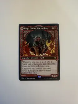 Birgi, God of Storytelling (Showcase) Kaldheim Regular - Image 1