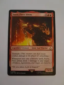 Surtr, Fiery Jotun NM/M Assassin's Creed MTG Magic the Gathering ACR - Image 1