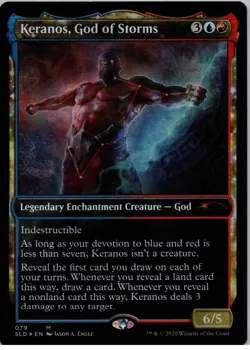 Keranos, God of Storms - M - Secret Lair Drop Series - 79 - NM - Foil - Image 1