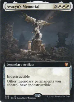 MTG: Innistrad: Midnight Hunt Commander: Extended Art Avacyn's Memorial: LP Con - Image 1