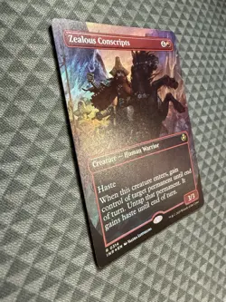 MTG Zealous Conscripts #0314 Foil Borderless Rare Innistrad Remastered (INR) - Image 3