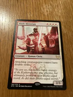 MTG Magic the Gathering Strixhaven School of Mages Blade Historian - Rare - Image 1