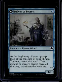 Delver Of Secrets - 60 - Foil - INR - NM - MTG Magic the Gathering - Image 1
