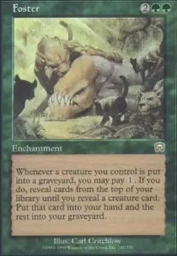 4x Foster Light Play, English Mercadian Masques MTG Magic - Image 1