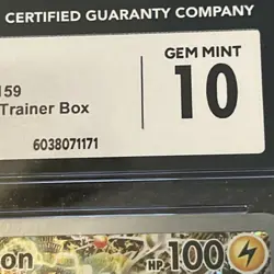 CGC Gem Mint 10 Magneton 159 Black Star Promo Pokemon Center Surging Sparks ETB - Image 2
