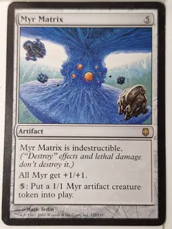 Myr Matrix - Darksteel - Magic the Gathering MTG Nice! - Image 1