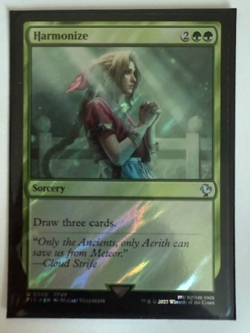 Magic the Gathering: Harmonize (Surge Foil) Commander: Final Fantasy Foil NM - Image 1