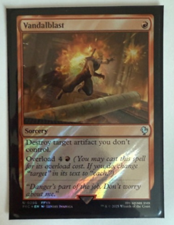 Magic the Gathering: Vandalblast (Surge Foil) Commander: Final Fantasy Foil NM - Image 1