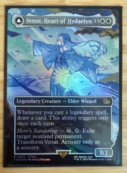 Magic the Gathering: Venat, Heart of Hydaelyn (Borderless) Final Fantasy Foil NM - Image 1