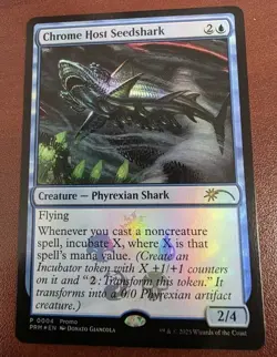 MTG Chrome Host Seedshark Foil Promo #4 - Image 1