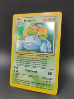 Venusaur 015/102 Base Set Holo Pokemon TCG {LP} - Image 2