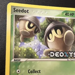 Pokemon Card Ex Deoxys Seedot 71/107 2005 Reverse Holo - Image 2