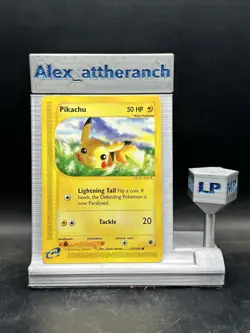 Pikachu 124/165 - Expedition Base Set - NON-HOLO -VINTAGE WOTC POKEMON CARD - MP - Image 1