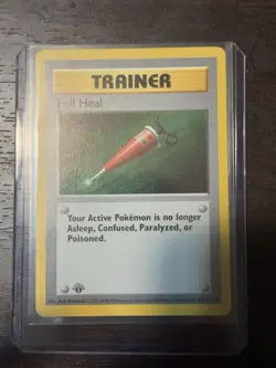 Pokemon TCG Full Heal Base Set 82/102 Regular 1st Edition Uncommon - Image 1