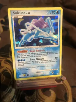 Suicune LV.44 Holo Foil 19/132 Secret Wonders Cracked Ice Pokemon - Image 1