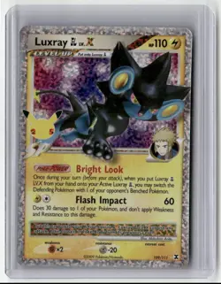 2021 Pokemon Celebrations Ultra Rare Holo Luxray GL Lv X #109/111 - Image 1