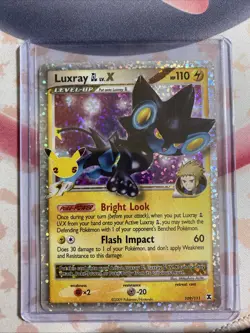 Pokemon LUXRAY GL Lv.X 109/111 - Celebrations - ULTRA RARE HOLO - MINT - Image 3