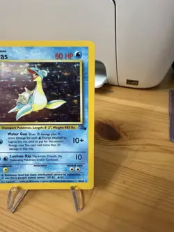 Lapras 10/62 Fossil Holo Vintage Pokemon TCG - Image 3