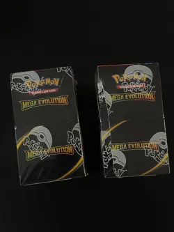 Pokemon Mega Evolutions Sealed Half Booster Box x 2 (36 Packs) IN HAND FAST SHIP - Image 1