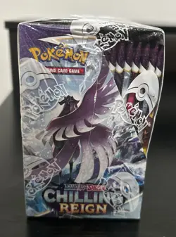 Pokemon TCG Sword & Shield Chilling Reign Booster Box Factory Sealed box - Image 4