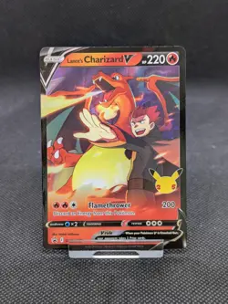 Pokemon TCG Lance's Charizard v SWSH133 Celebrations Black Star Promo Holo NM/M - Image 1