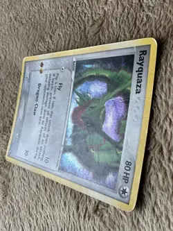 2006 Pokemon TCG Rayquaza POP Series 1 Promo Holo Rare 3/17 MP/HP - Image 3