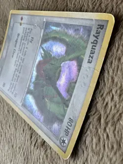 2006 Pokemon TCG Rayquaza POP Series 1 Promo Holo Rare 3/17 MP/HP - Image 4