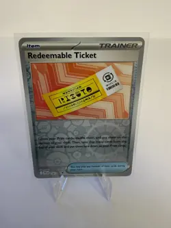 Redeemable Ticket 156/159Reverse Holo Pokemon Journey Together NM - Image 1